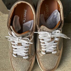 Women’s Jimmy Choo Glitter Sneakers
